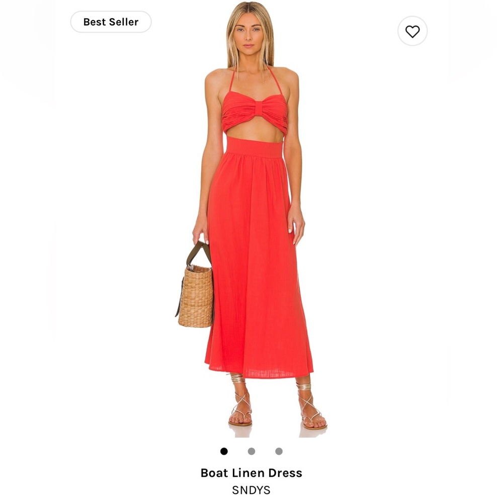 SNDYS linen Boat Dress